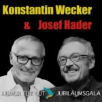 Konstantin Wecker & Josef Hader auf der Humor tut gut Jubiläumsgala