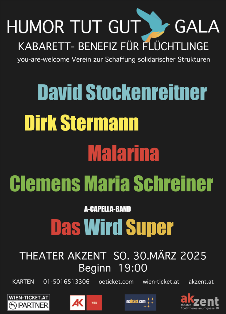 Flyer Humor tut gut März Gala 2025